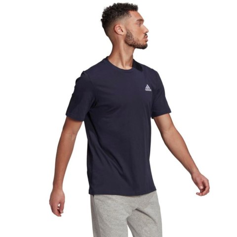 Koszulka męska adidas Essentials T-shirt granatowa GK9649 Adidas