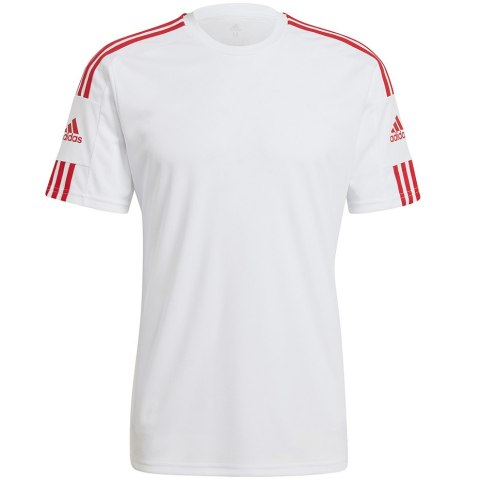 Koszulka męska adidas Squadra 21 Jersey Short Sleeve biała GN5725 Adidas teamwear