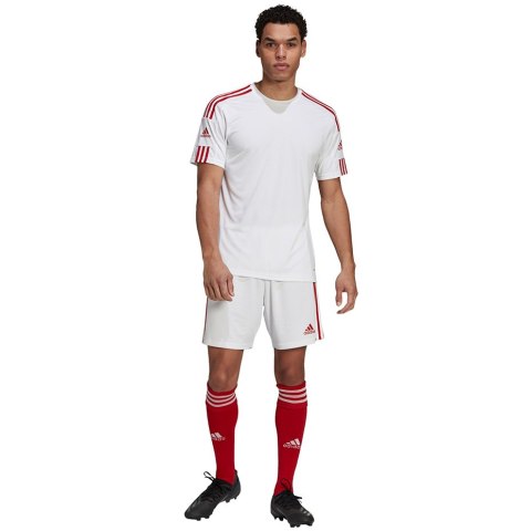 Koszulka męska adidas Squadra 21 Jersey Short Sleeve biała GN5725 Adidas teamwear