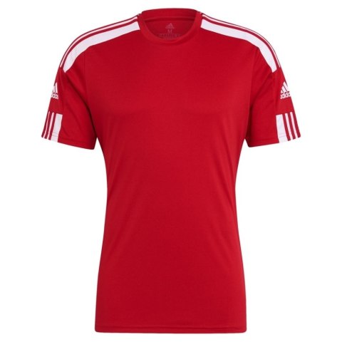 Koszulka męska adidas Squadra 21 Jersey Short Sleeve czerwona GN5722 Adidas teamwear