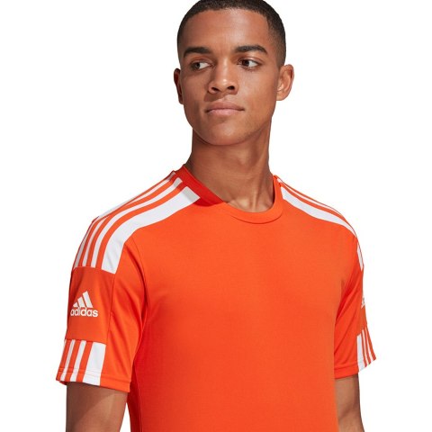 Koszulka męska adidas Squadra 21 Jersey Short Sleeve pomarańczowa GN8092 Adidas teamwear
