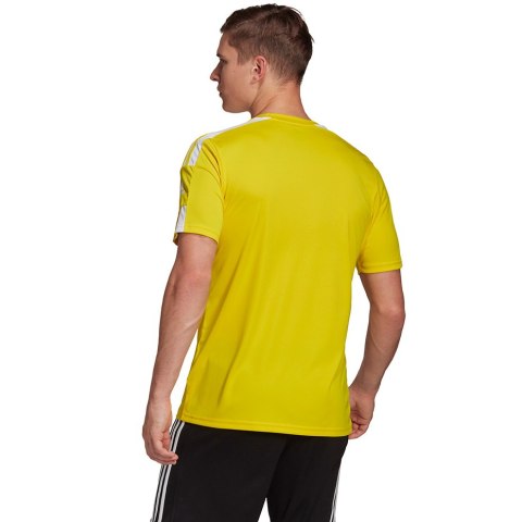 Koszulka męska adidas Squadra 21 Jersey Short Sleeve żółta GN5728 Adidas teamwear
