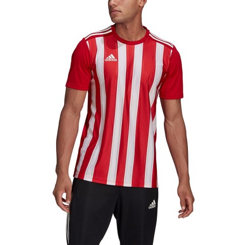 Koszulka męska adidas Striped 21 Jersey czerwono-biała GN7624 Adidas teamwear