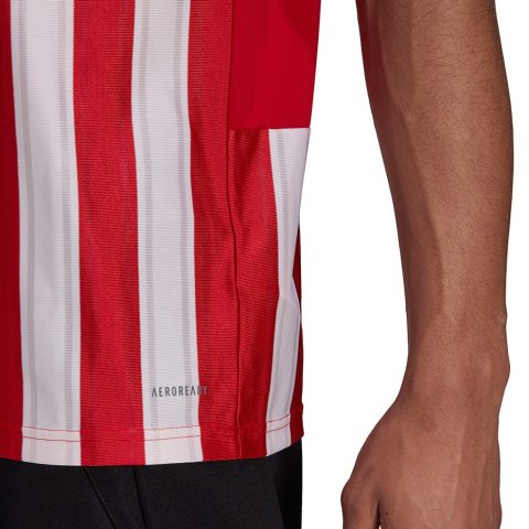 Koszulka męska adidas Striped 21 Jersey czerwono-biała GN7624 Adidas teamwear