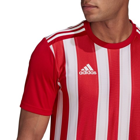 Koszulka męska adidas Striped 21 Jersey czerwono-biała GN7624 Adidas teamwear