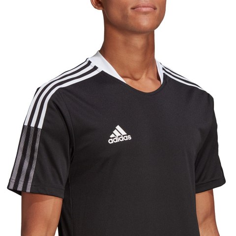 Koszulka męska adidas Tiro 21 Training Jersey czarna GM7586 Adidas teamwear