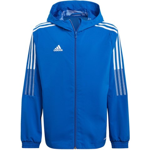 Kurtka dla dzieci adidas Tiro 21 Windbreaker Youth niebieska GP4978 Adidas teamwear
