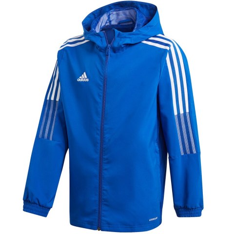 Kurtka dla dzieci adidas Tiro 21 Windbreaker Youth niebieska GP4978 Adidas teamwear
