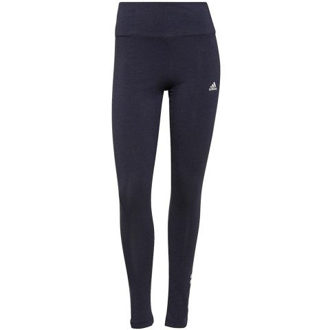 Legginsy damskie adidas Essentials High-Waisted Logo Leggings granatowe H07781 Adidas