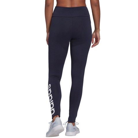 Legginsy damskie adidas Essentials High-Waisted Logo Leggings granatowe H07781 Adidas