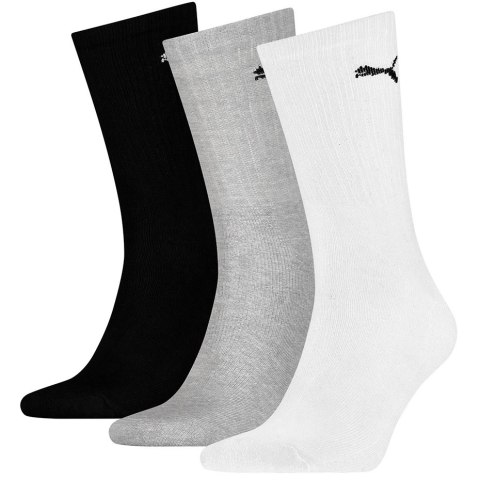 Skarpety Puma Sport 3 pack białe, czarne, szare 880355 10 Puma