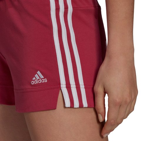 Spodenki damskie adidas Essentials Slim Short bordowe GM5530 Adidas