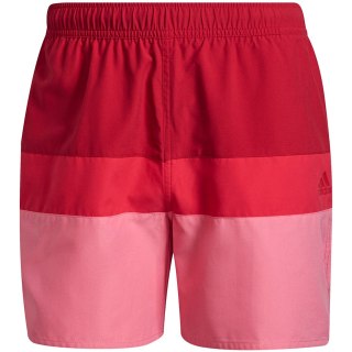 Spodenki kąpielowe męskie adidas Short-Length Colorb czerwono-różowe GU0312 Adidas
