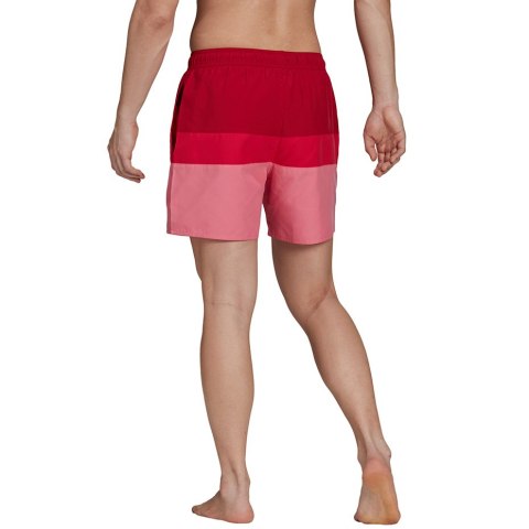 Spodenki kąpielowe męskie adidas Short-Length Colorb czerwono-różowe GU0312 Adidas