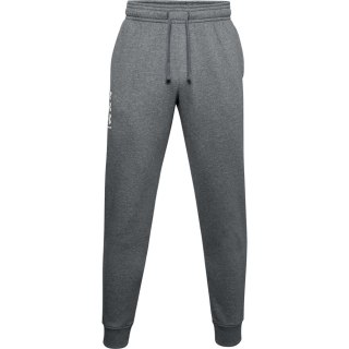 Spodnie męskie Under Armour Rival Fleece 3Logo Jogger ciemnoszare 1357131 012 Under Armour