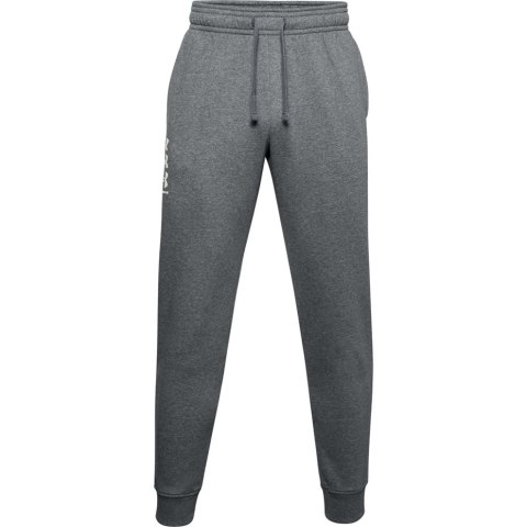 Spodnie męskie Under Armour Rival Fleece 3Logo Jogger ciemnoszare 1357131 012 Under Armour