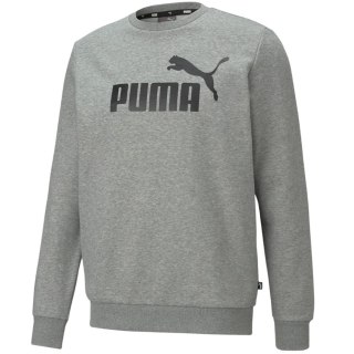 Bluza męska Puma ESS Big Logo Crew FL szara 586678 03 Puma