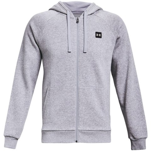 Bluza męska Under Armour Rival Fleece FZ Hoodie jasnoszara 1357111 011 Under Armour