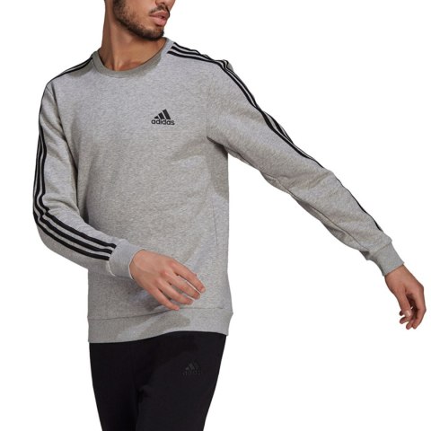 Bluza męska adidas Essentials Sweatshirt szara GK9110 Adidas
