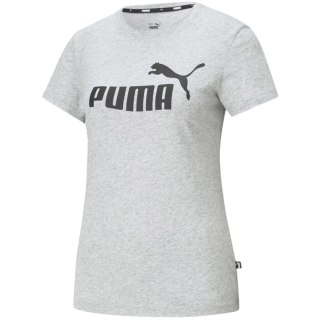 Koszulka damska Puma ESS Logo Tee szara 586774 04 Puma