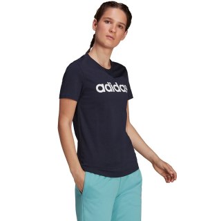 Koszulka damska adidas Essentials Slim Logo granatowa H07833 Adidas