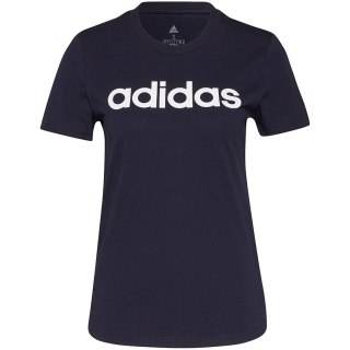 Koszulka damska adidas Essentials Slim Logo granatowa H07833 Adidas