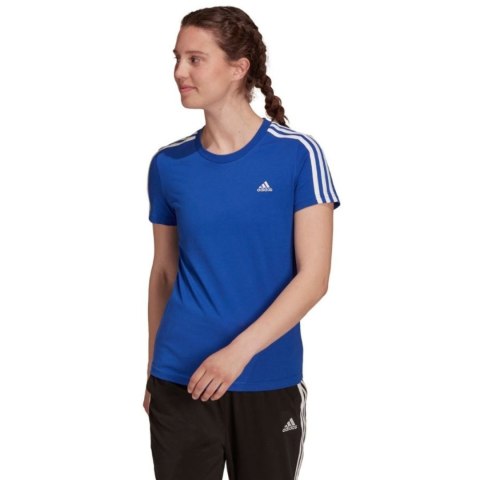 Koszulka damska adidas Loungewear Ess niebieska H07815 Adidas