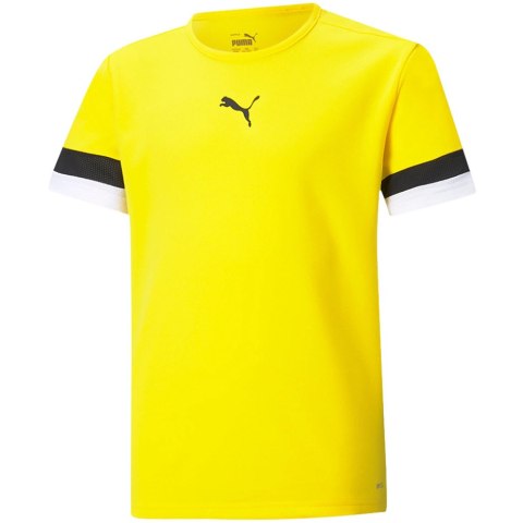 Koszulka dla dzieci Puma teamRISE Jersey Jr żółta 704938 07 Puma