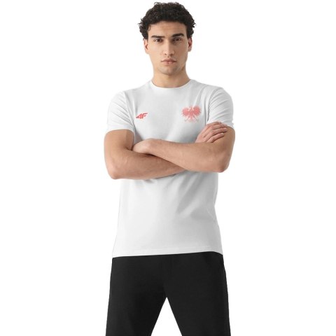 Koszulka męska 4F biała R4L21 TSM950 10S 4F