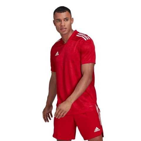 Koszulka męska adidas Condivo 21 JSY czerwona GJ6802 Adidas teamwear