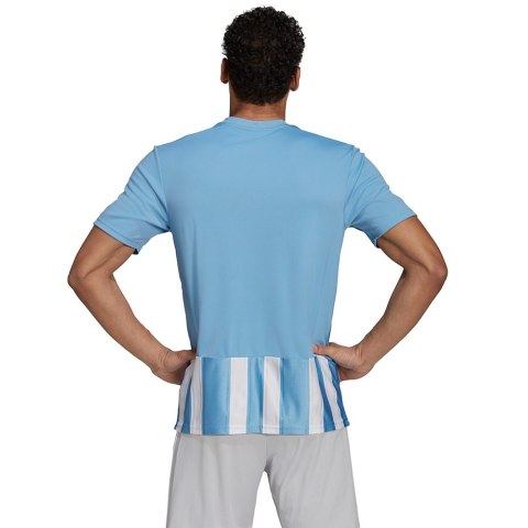Koszulka męska adidas Striped 21 Jersey niebiesko-biała GN5845 Adidas teamwear