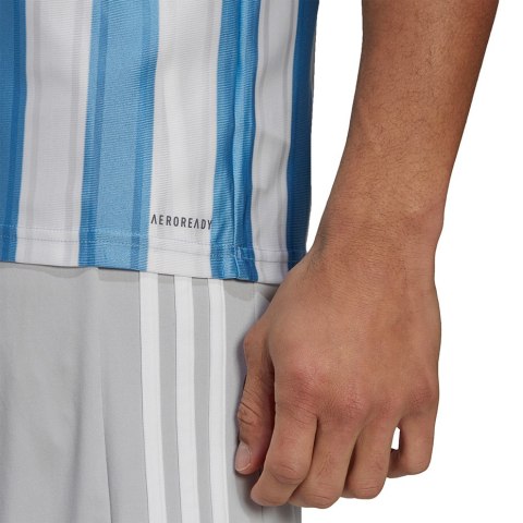 Koszulka męska adidas Striped 21 Jersey niebiesko-biała GN5845 Adidas teamwear