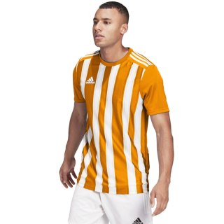 Koszulka męska adidas Striped 21 Jersey pomarańczowo-biała H35642 Adidas teamwear