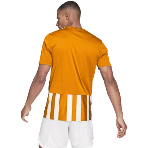 Koszulka męska adidas Striped 21 Jersey pomarańczowo-biała H35642 Adidas teamwear