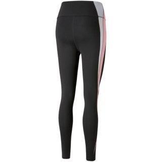 Legginsy damskie Puma Evostripe High Waist 7/8 czarno-różowe 589158 01 Puma
