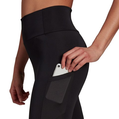 Legginsy damskie adidas Designed To Move Bi czarno-różowe GT0172 Adidas