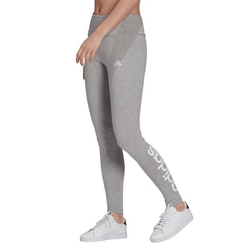 Legginsy damskie adidas Essentials High-Waist szare GL0638 Adidas