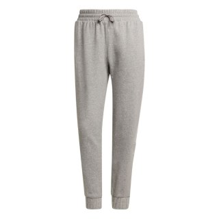 Spodnie damskie adidas Essentials Colorblock Block Cut 3-Stripes Regular Tapered Pants szare HB2768 Adidas