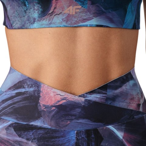 Spodnie damskie funkcyjne 4F multikolor 3 allover H4Z21 SPDF017 93A 4F