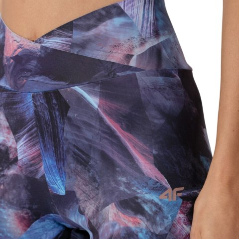 Spodnie damskie funkcyjne 4F multikolor 3 allover H4Z21 SPDF017 93A 4F