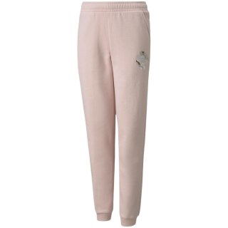 Spodnie dla dzieci Puma Alpha Sweatpants FL różowe 589235 36 Puma