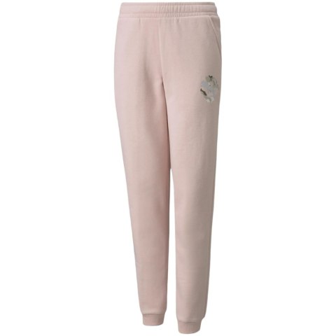 Spodnie dla dzieci Puma Alpha Sweatpants FL różowe 589235 36 Puma