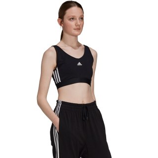 Stanik sportowy damski adidas Essentials 3-Stripes czarny GS1343 Adidas
