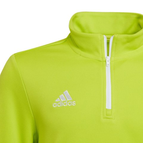 Bluza dla dzieci adidas Entrada 22 Training Top limonkowa HC5060 Adidas teamwear