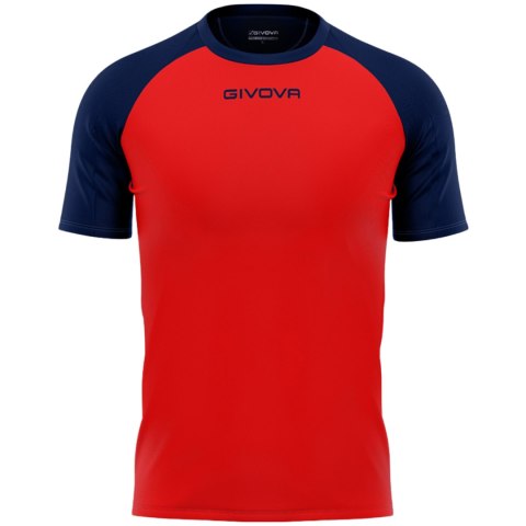 Koszulka Givova Capo MC czerwono-granatowa MAC03 1204 Givova