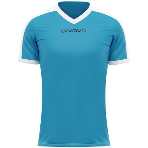 Koszulka Givova Revolution Interlock błękitno-biała MAC04 0503 Givova
