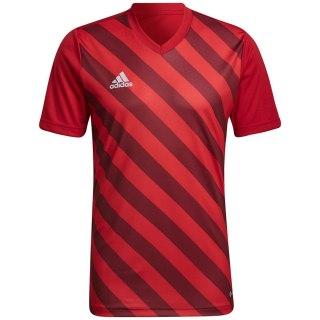 Koszulka męska adidas Entrada 22 Graphic Jersey czerwono-bordowa HB0572 Adidas teamwear