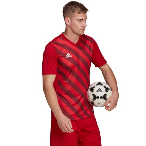 Koszulka męska adidas Entrada 22 Graphic Jersey czerwono-bordowa HB0572 Adidas teamwear