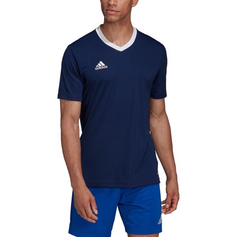 Koszulka męska adidas Entrada 22 Jersey granatowa HE1575 Adidas teamwear