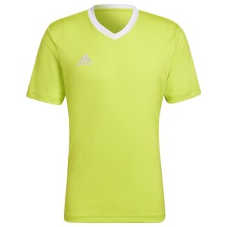Koszulka męska adidas Entrada 22 Jersey limonkowa HC5077 Adidas teamwear
